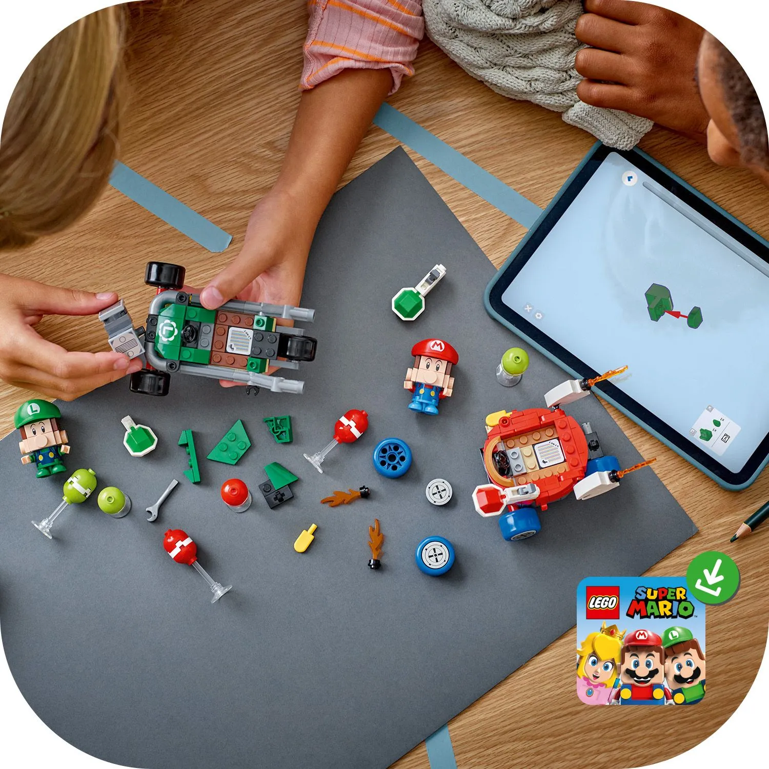 LEGO Super Mario Mario Kart &ndash; Baby Mario vs Baby Luigi 72034