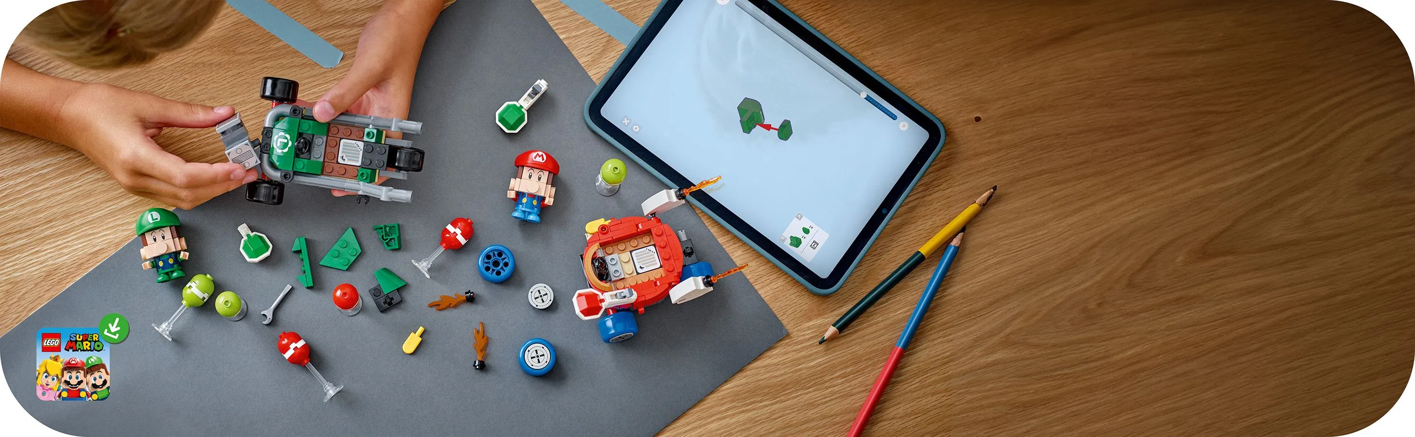 LEGO Super Mario Mario Kart &ndash; Baby Mario vs Baby Luigi 72034