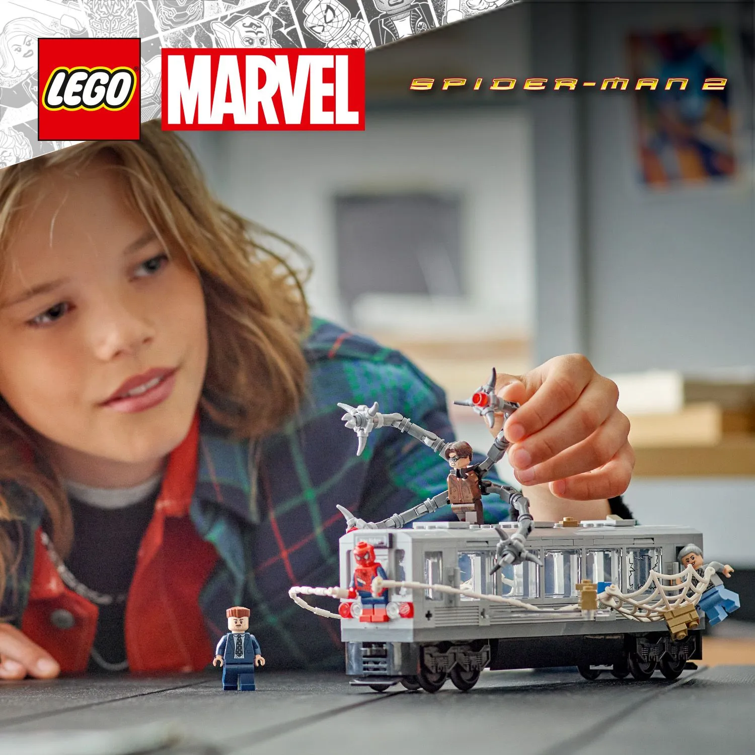 LEGO Marvel Spider-Man vastaan Doc Ock &ndash; Taistelu junassa 76321