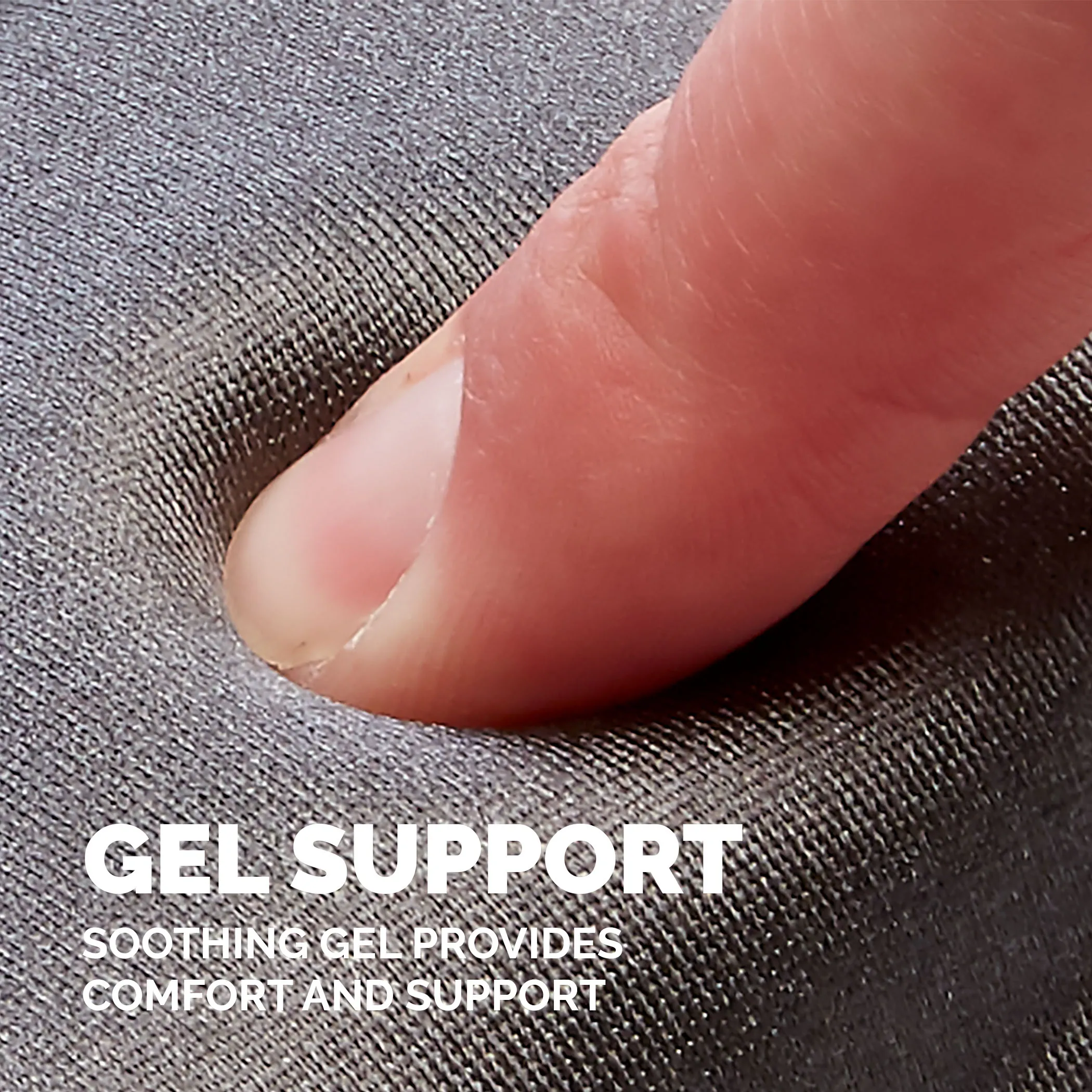 FELLOWES Gel wrist &amp; mousepad - graphite