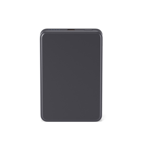 Spello ForcePack Alu 5000mAh Magnetic Wireless Power Bank SM51 | Space Grey | Slim Design | Qi2  &amp;  MagSafe Compatible