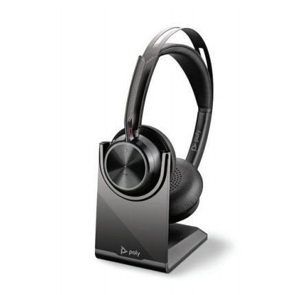 HP Poly Voyager Focus 2 Wireless Headset with Charging Station, Black