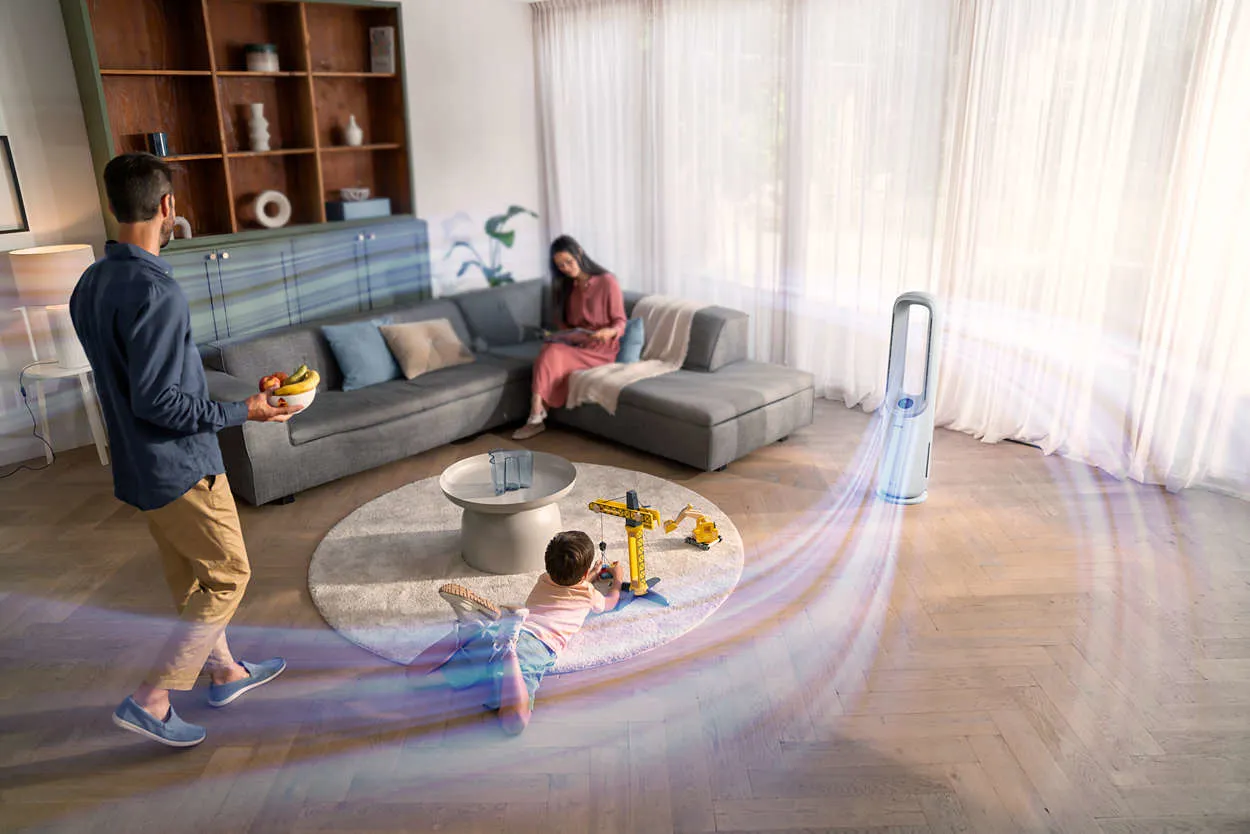 Philips Series 7000 AMF765 Bladeless cooling fan/cleaner Floor standing