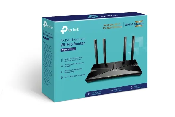 TP-Link Archer AX1500, Dual-Band - Wi-Fi 6 router