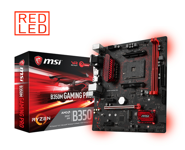 MSI B350M Gaming Pro, mATX moderkort