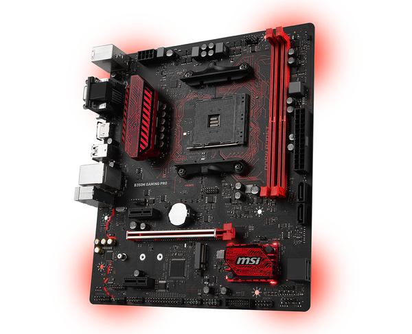 MSI B350M Gaming Pro, mATX -emolevy