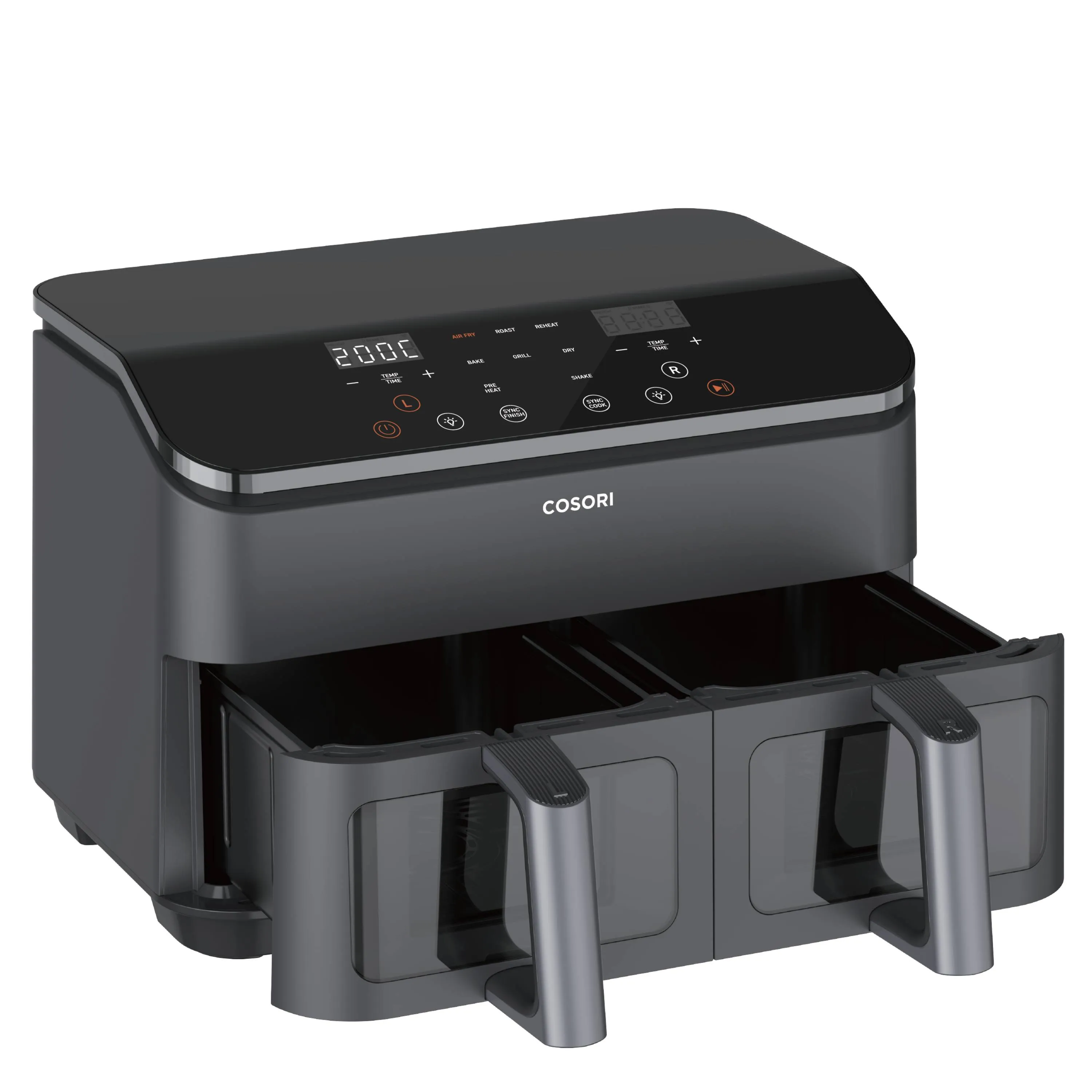 Cosori CAF-R901-AEU, 8,5 l, 1 kg, 1750 W, airfryer, svart