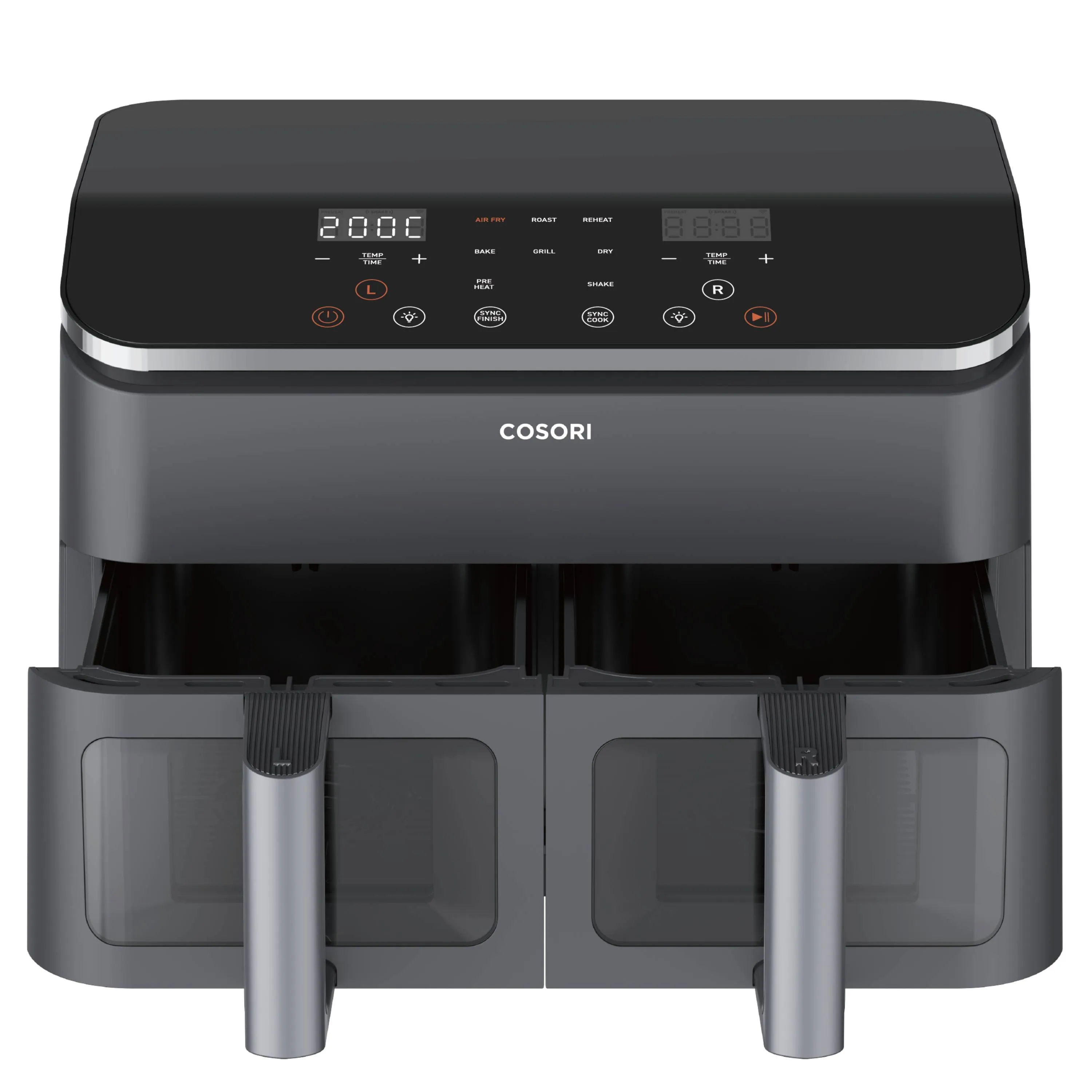 Cosori CAF-R901-AEU, 8,5 l, 1 kg, 1750 W, airfryer, svart