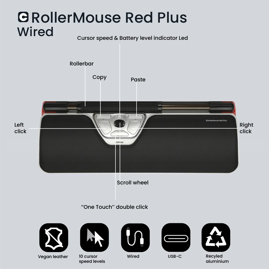 CONTOUR RollerMouse Red Plus Thin client