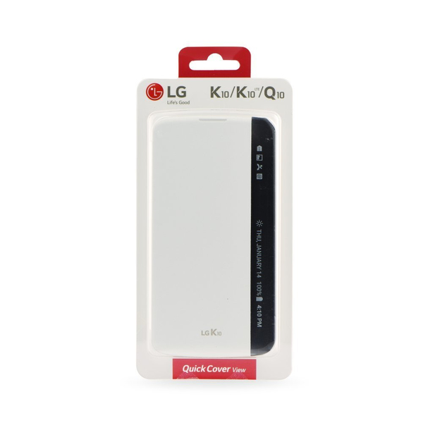 LG K10 QUICK COVER EDGE VALKOINEN