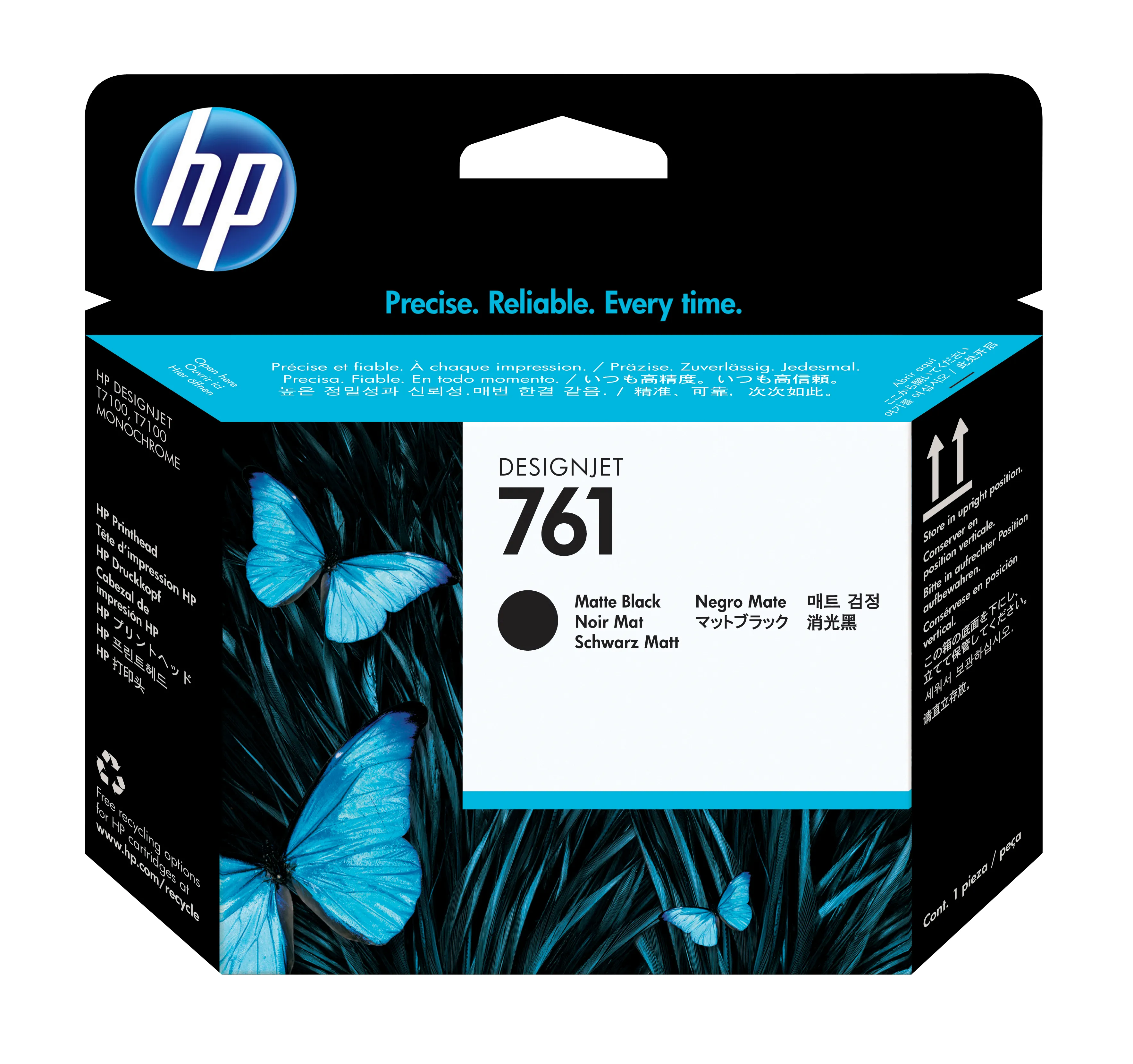 HP DesignJet 761 mattamusta tulostusp&auml;&auml; T7100