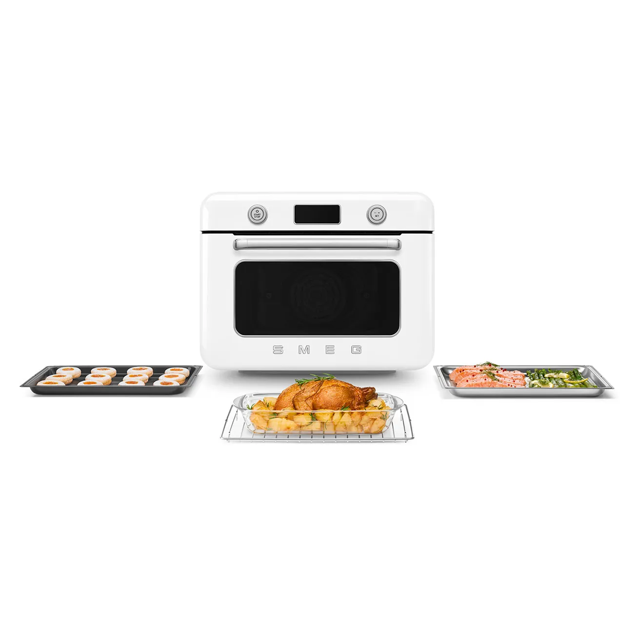 Smeg COF01WHEU, 1800 W, airfryer, valkoinen