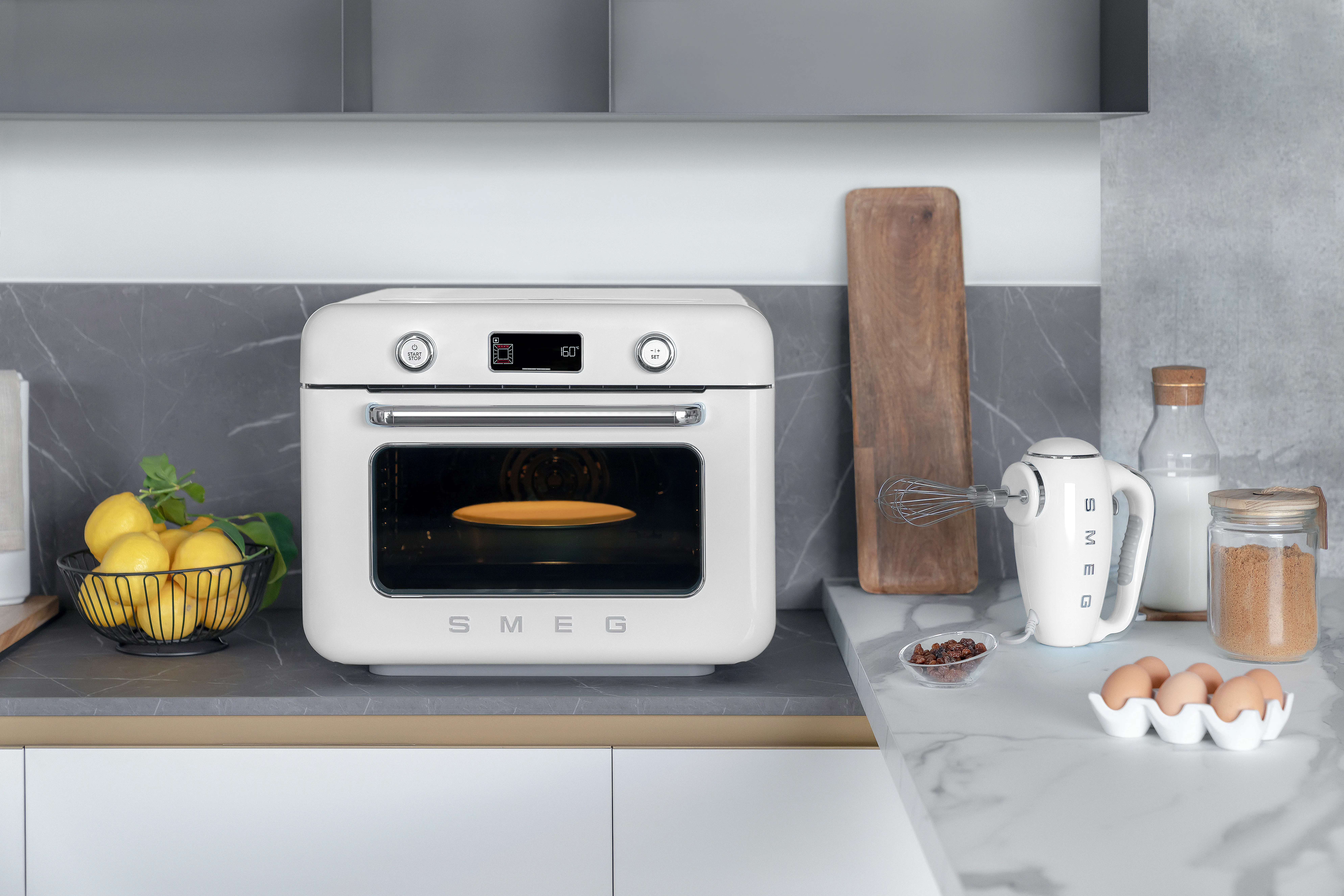 Smeg COF01WHEU, 1800 W, airfryer, vit