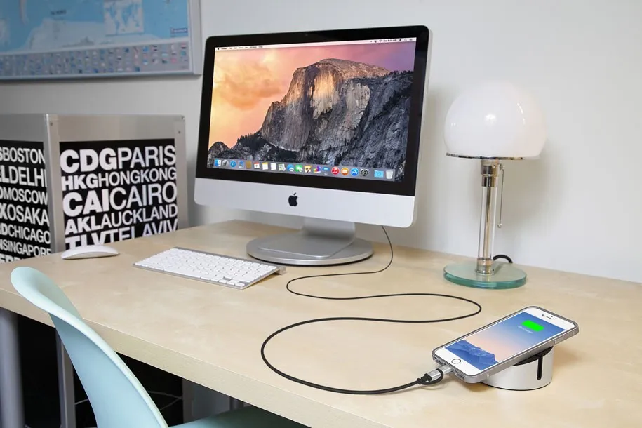 Just Mobile AluCable Duo USB-A - Micro-USB/Lightning - cable, 1.5m, Aluminium, Black