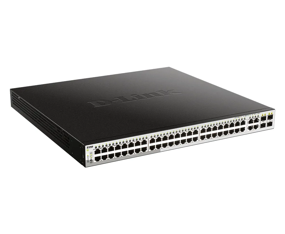 D-LINK 52-Port PoE Gigabit Smart Switch 370W PoE