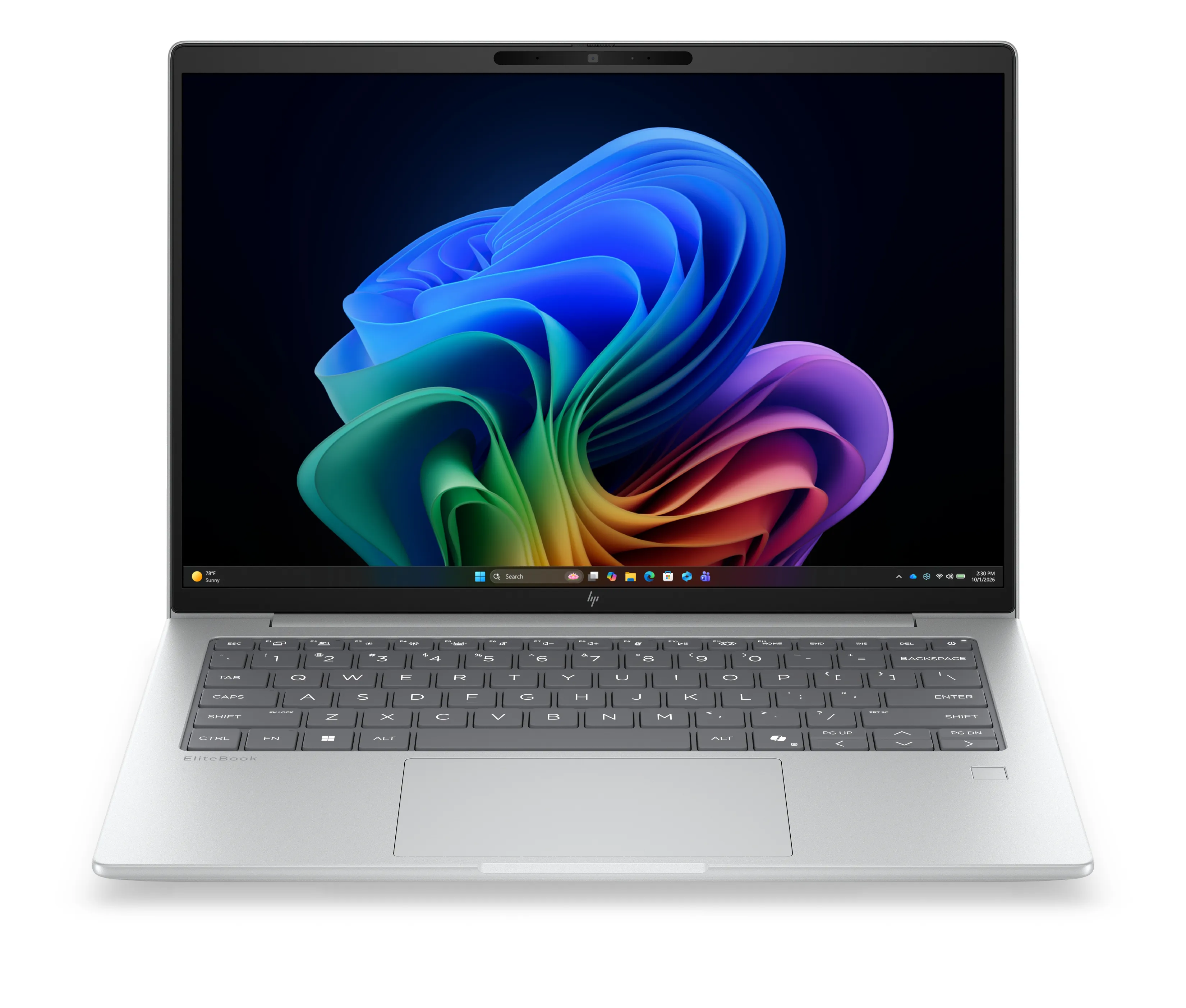 HP EliteBook 6 G2q 14" Snapdragon X2 Plus X2P-64-100, 16 GB, 512 GB, Adreno GPU, Win 11 Pro - b&auml;rbar dator, silver