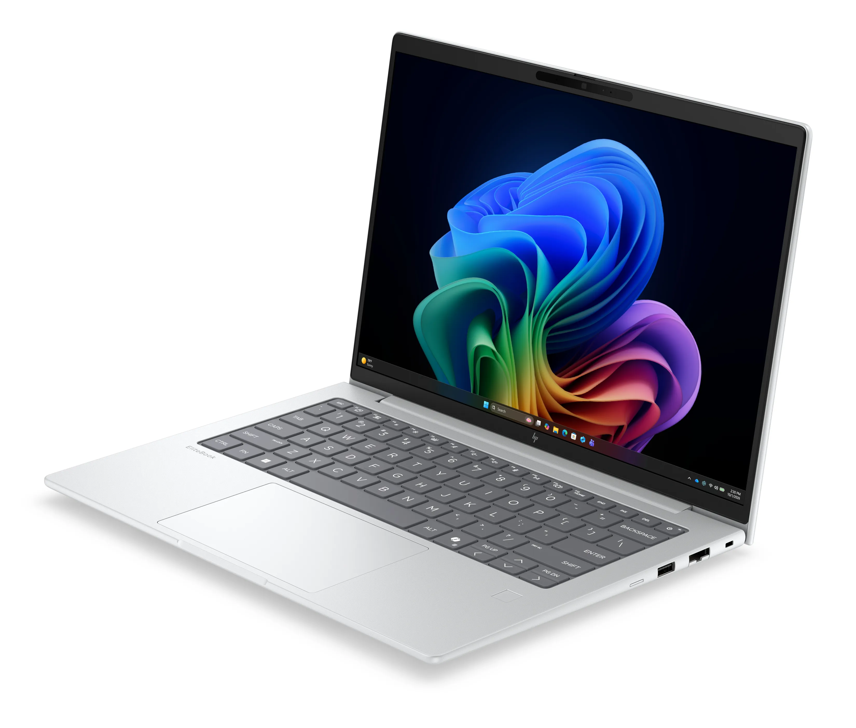 HP EliteBook 6 G2q 14" Snapdragon X2 Plus X2P-64-100, 16 GB, 512 GB, Adreno GPU, Win 11 Pro - b&auml;rbar dator, silver