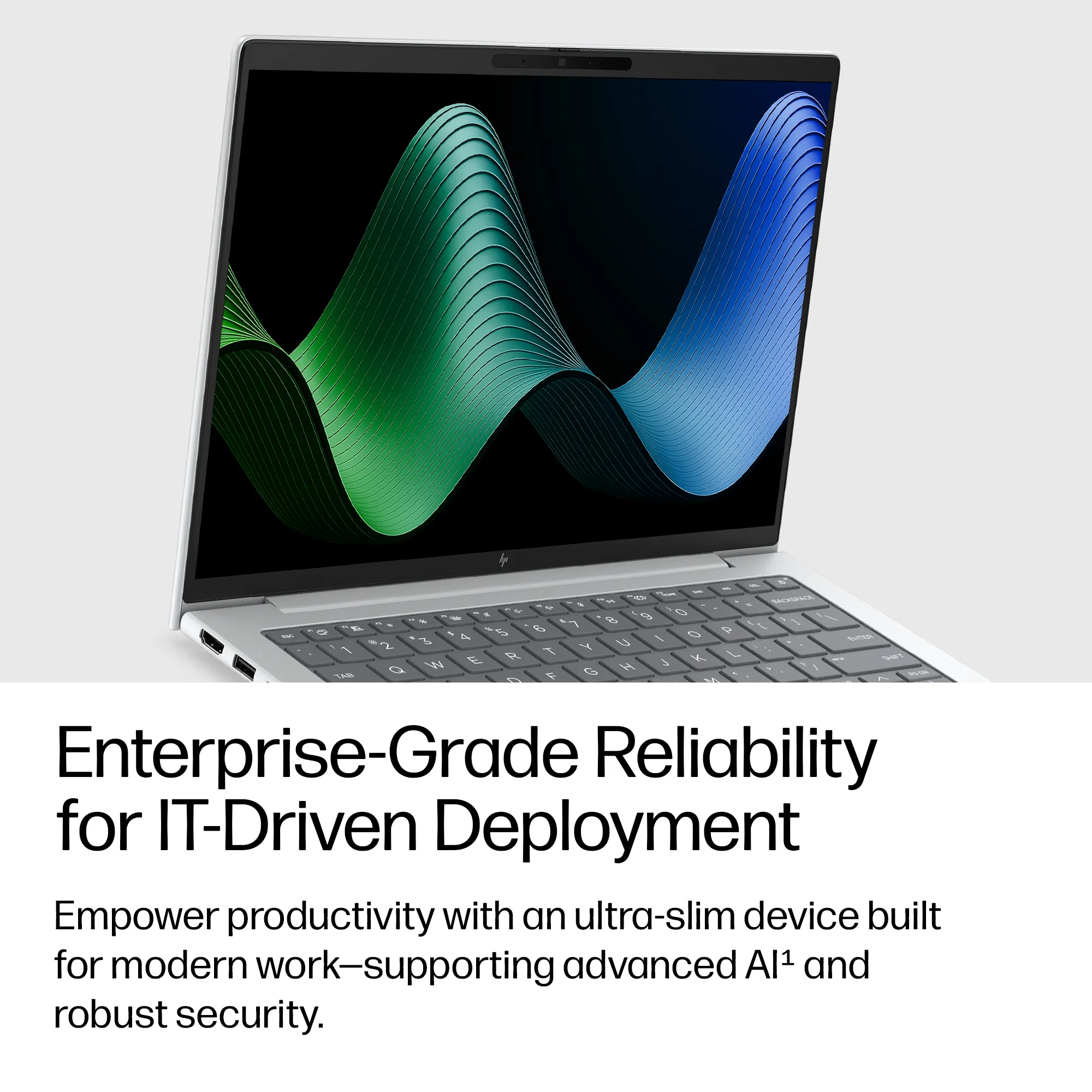 HP EliteBook 6 G2q 14" Snapdragon X2 Plus X2P-64-100, 16 GB, 512 GB, Adreno GPU, Win 11 Pro - b&auml;rbar dator, silver