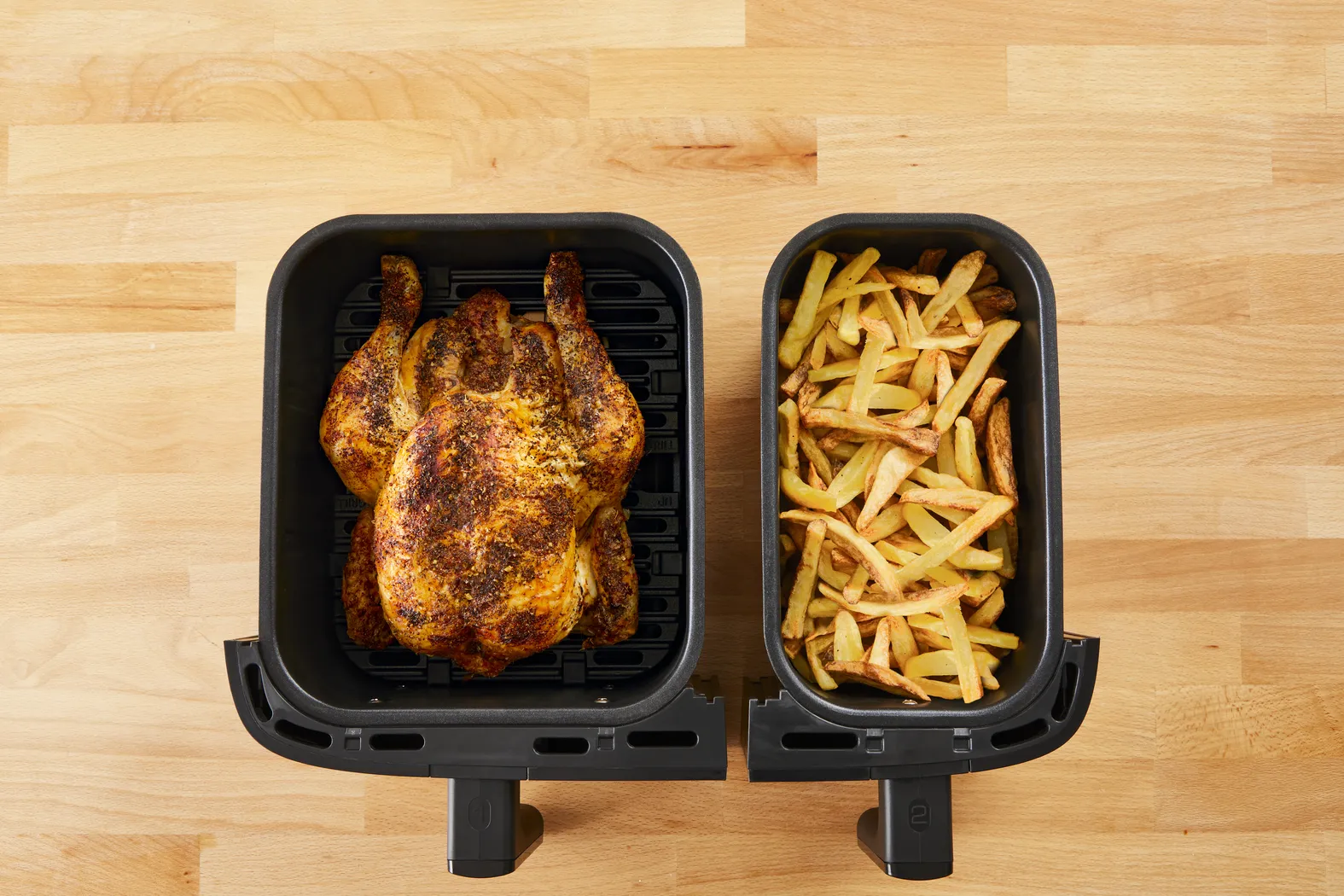 Tefal Dual Easy Fry & Grill hot air fryer -kiertoilmakypsennin, 5.2+3.1L