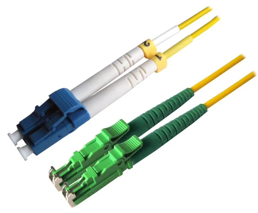 MicroConnect OS2 LSZH 1m Fiber Optic Cable, Yellow