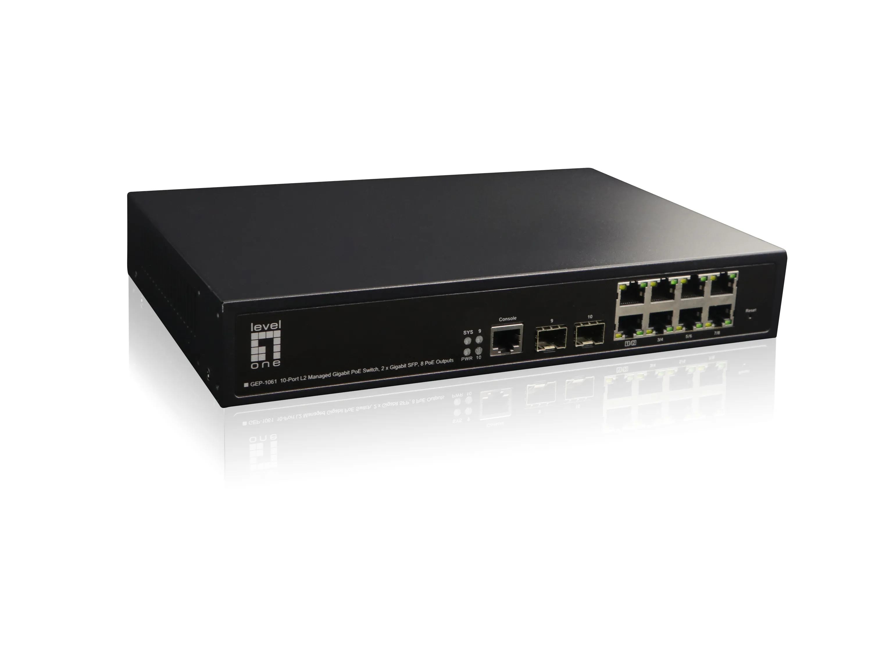 10-PORT L2 MNG GB POE SWITCH