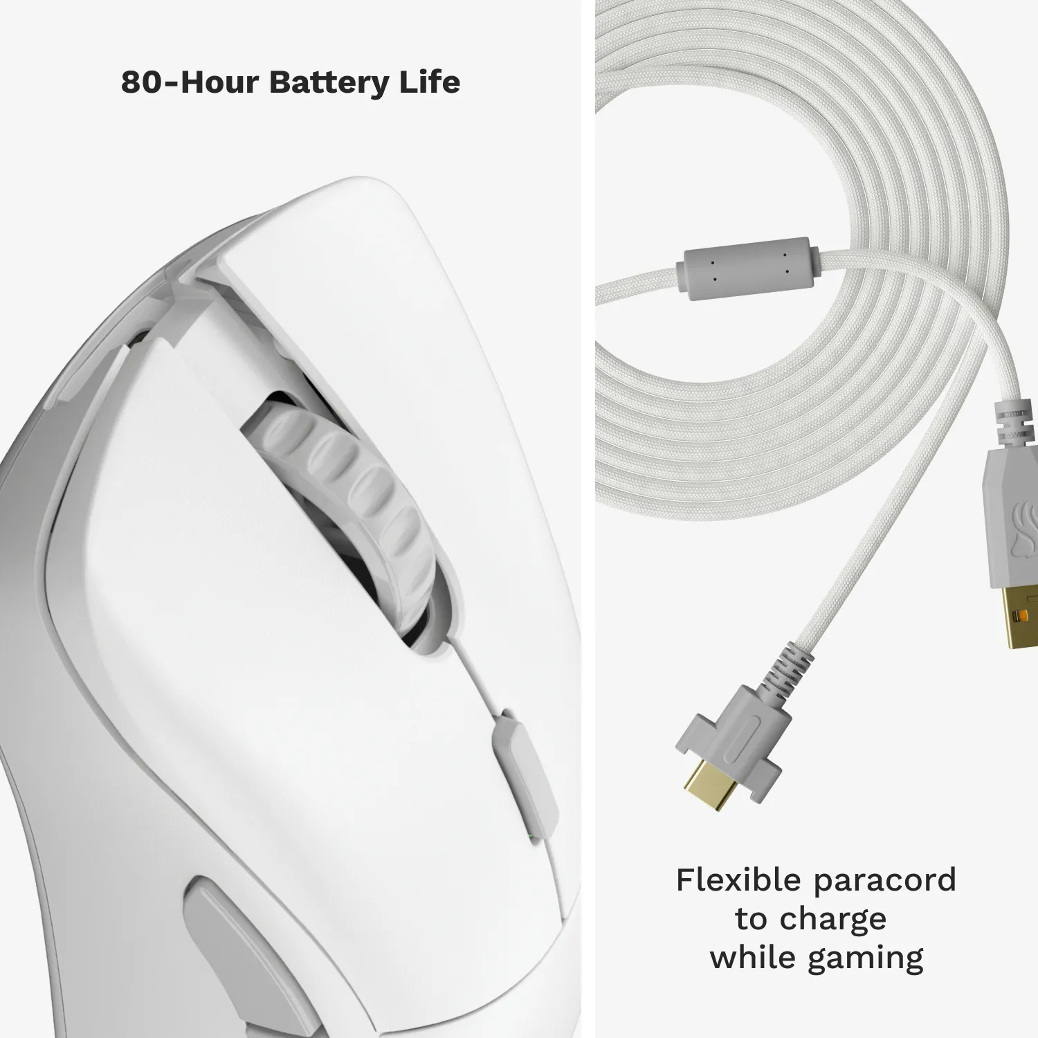 Glorious Model O 2 Pro 4K/8K Hz - wireless gaming mouse, white