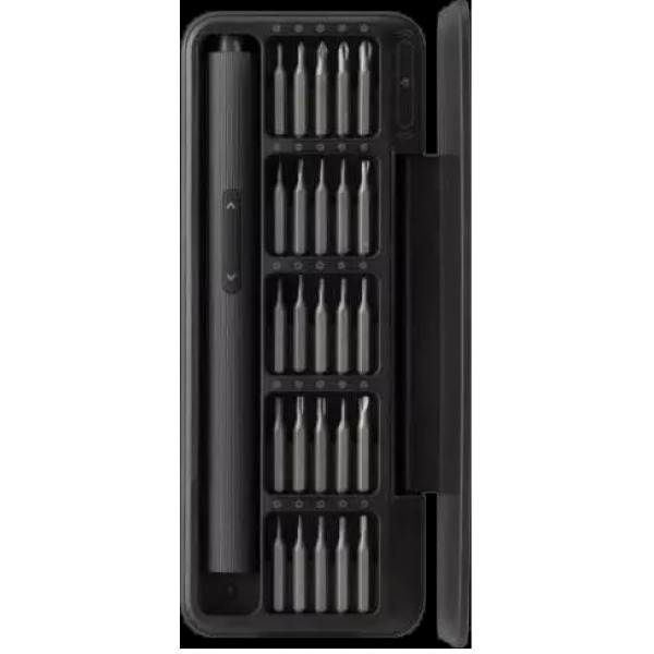 Hoto 25-in-1 s&auml;hk&ouml;inen -ruuvimeisselisarja, Harmaa