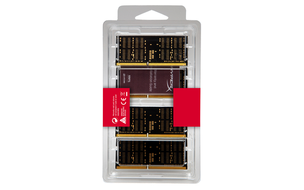 HyperX Impact - DDR4 - 32 GB: 4 x 8 GB - SO-DIMM 260-pin - 2400 MHz / PC4-19200 - CL15 - 1.2 V - puskuroimaton - non-ECC