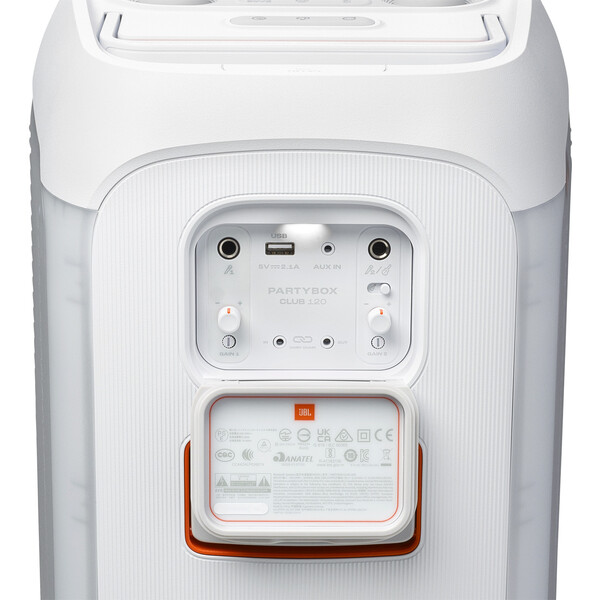 JBL PartyBox Club 120 2.0 Bluetooth party-kaiutin, valkoinen