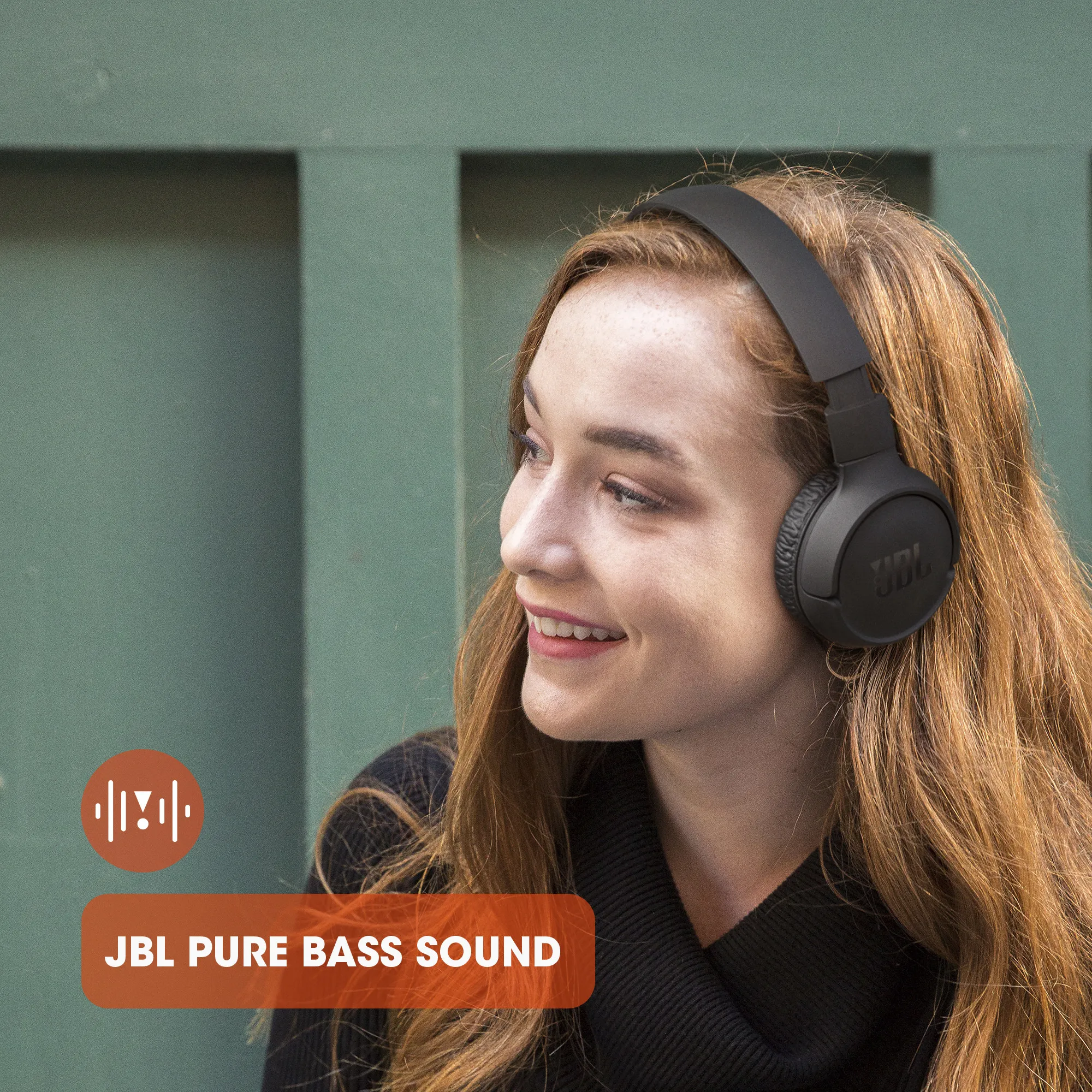 JBL Tune 510BT - tr&aring;dl&ouml;s h&ouml;rlurar, Bl&aring;