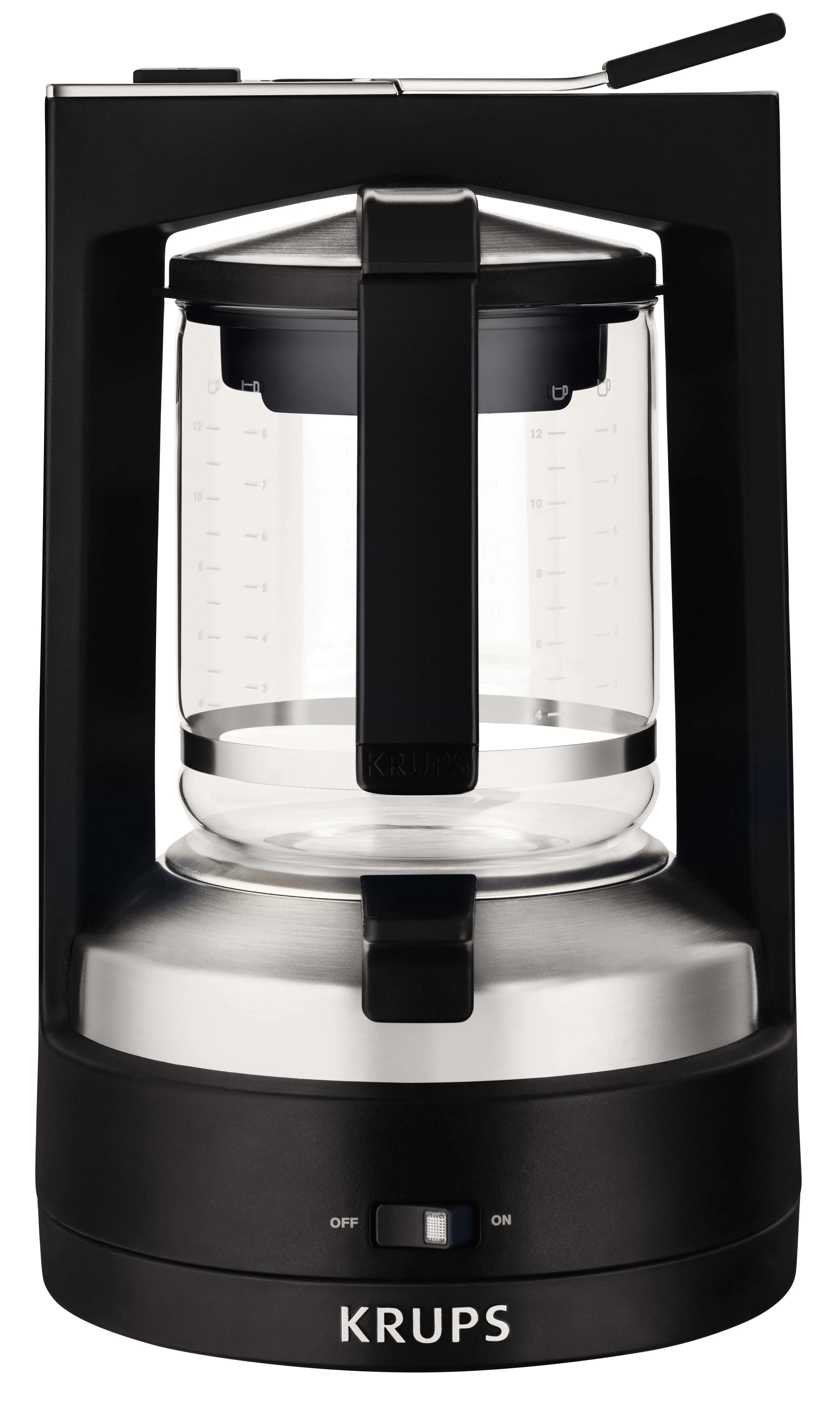 Krups T8.2 KM 4689 - coffee maker, black/silver