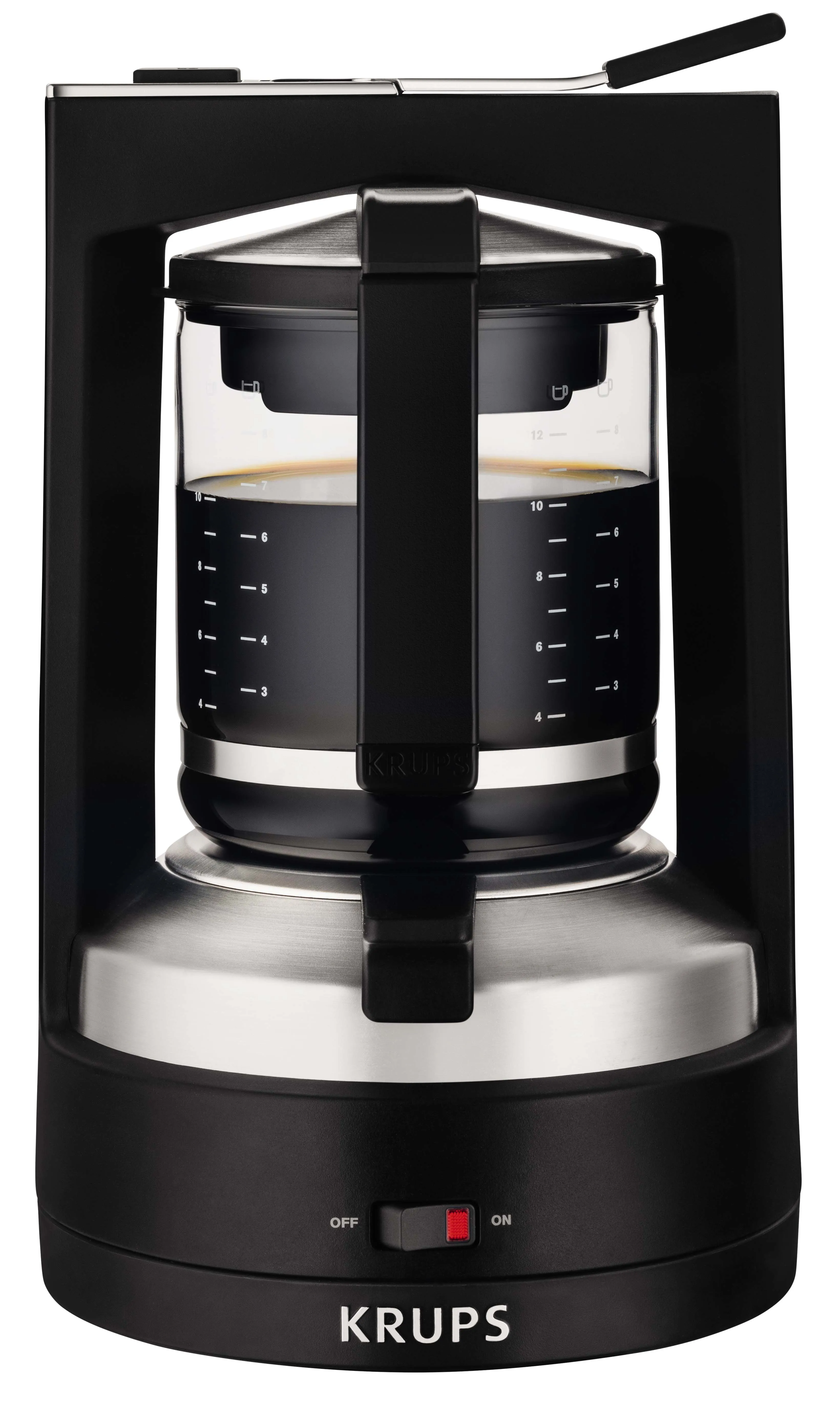 Krups T8.2 KM 4689 - coffee maker, black/silver