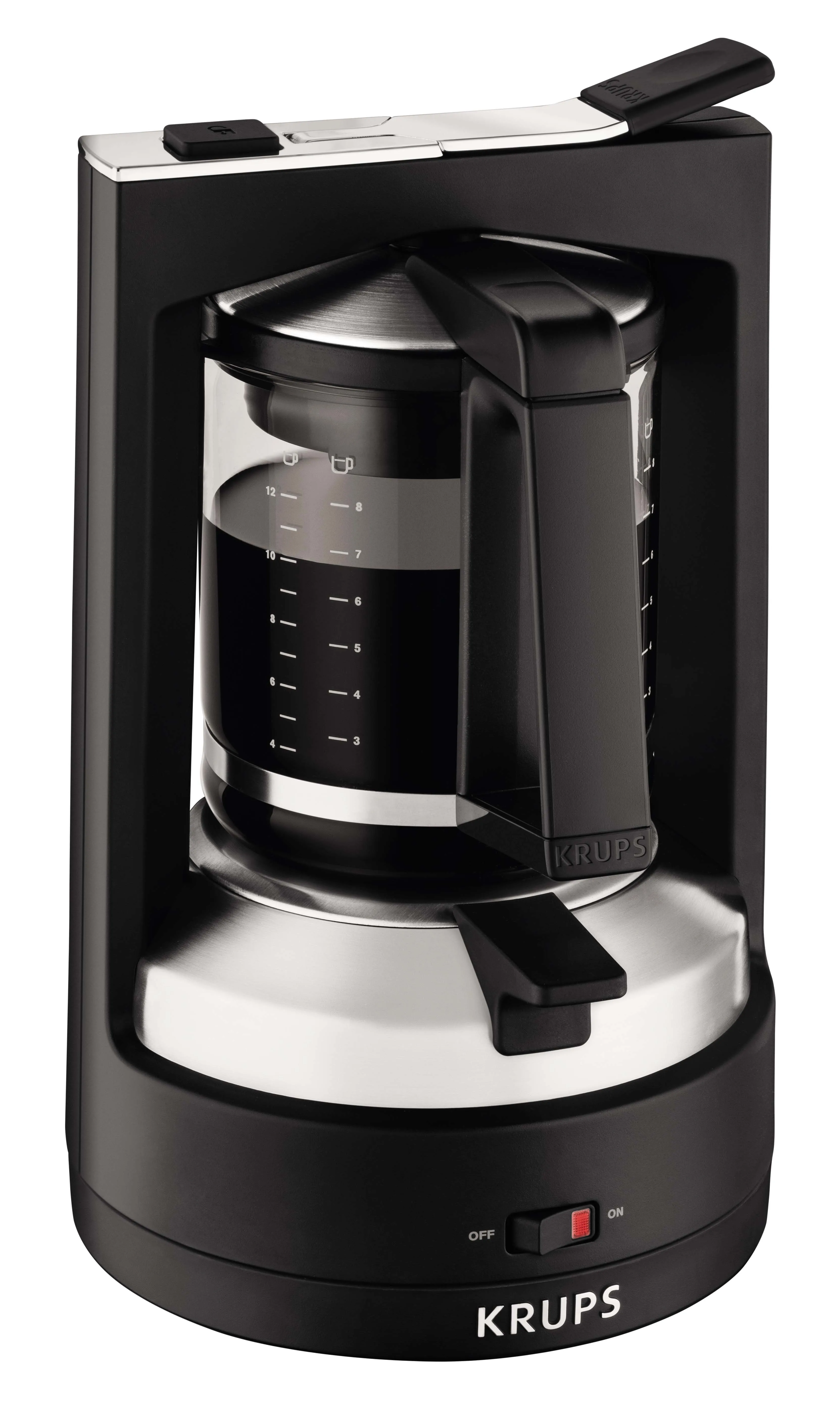 Krups T8.2 KM 4689 - coffee maker, black/silver