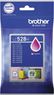 Brother LC528MP bl&auml;ckpatron, magenta