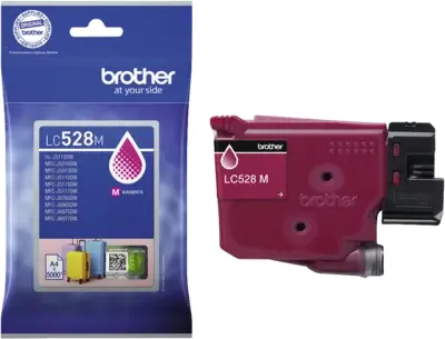Brother LC528MP bl&auml;ckpatron, magenta