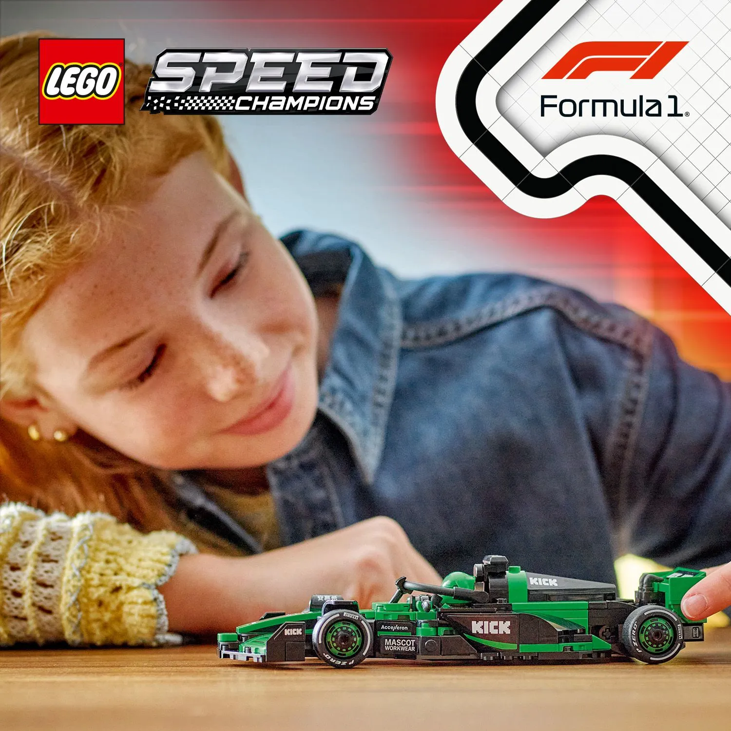 LEGO Speed Champions KICK Sauber F1 Team C44 Racerbil 77247
