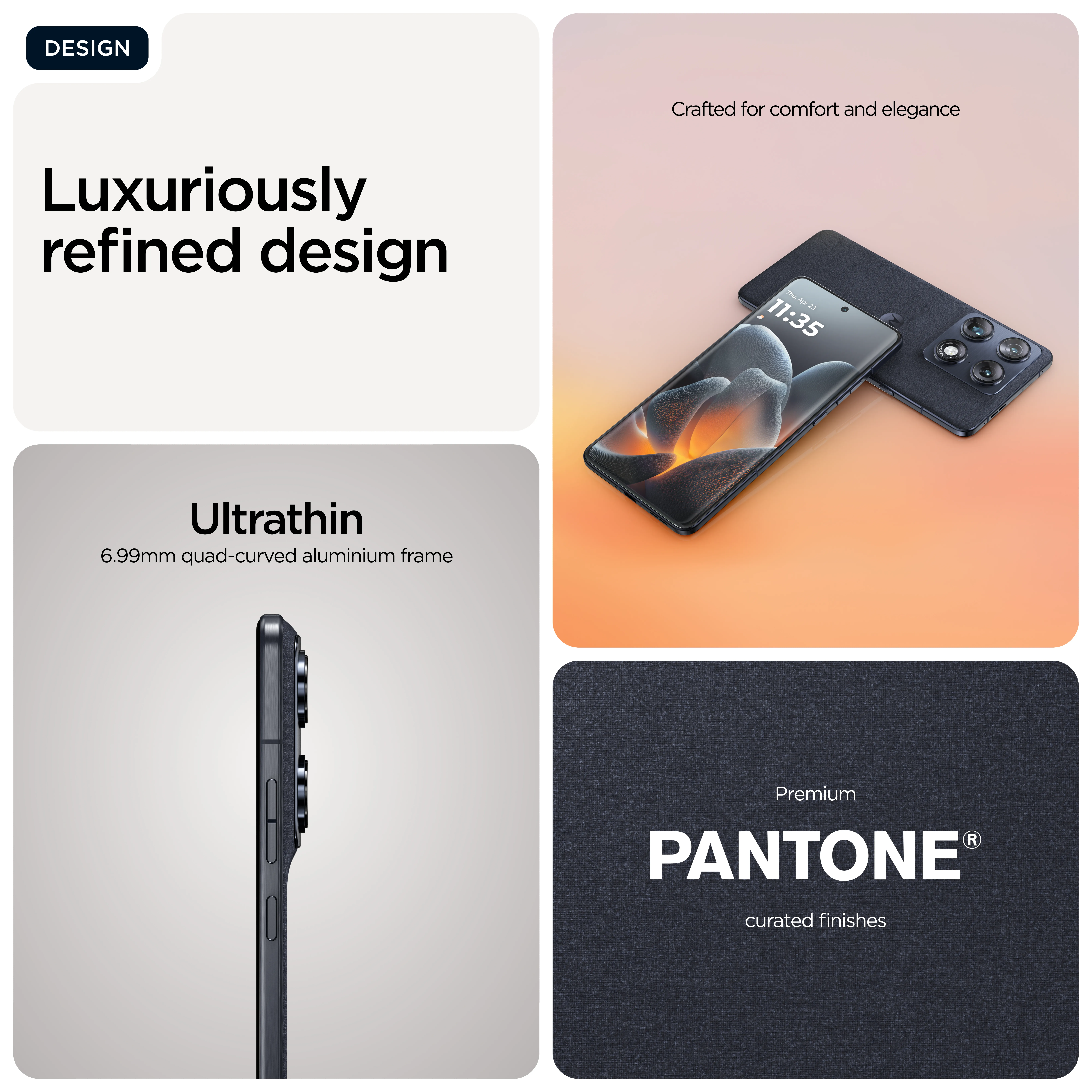 Motorola Signature 16/512GB, Pantone Carbon
