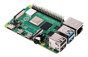 Raspberry Pi 4 Model B 2Gt - yhden piirilevyn tietokone