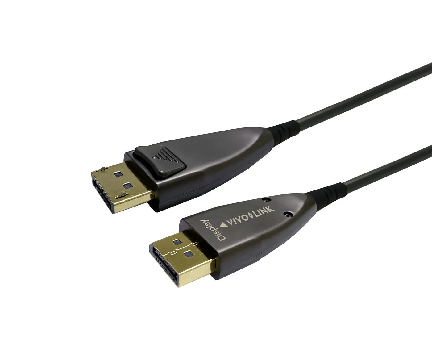 Vivolink Pro Optical DisplayPort &ndash; DisplayPort 1.4 - cable, 40 m, Black/Grey