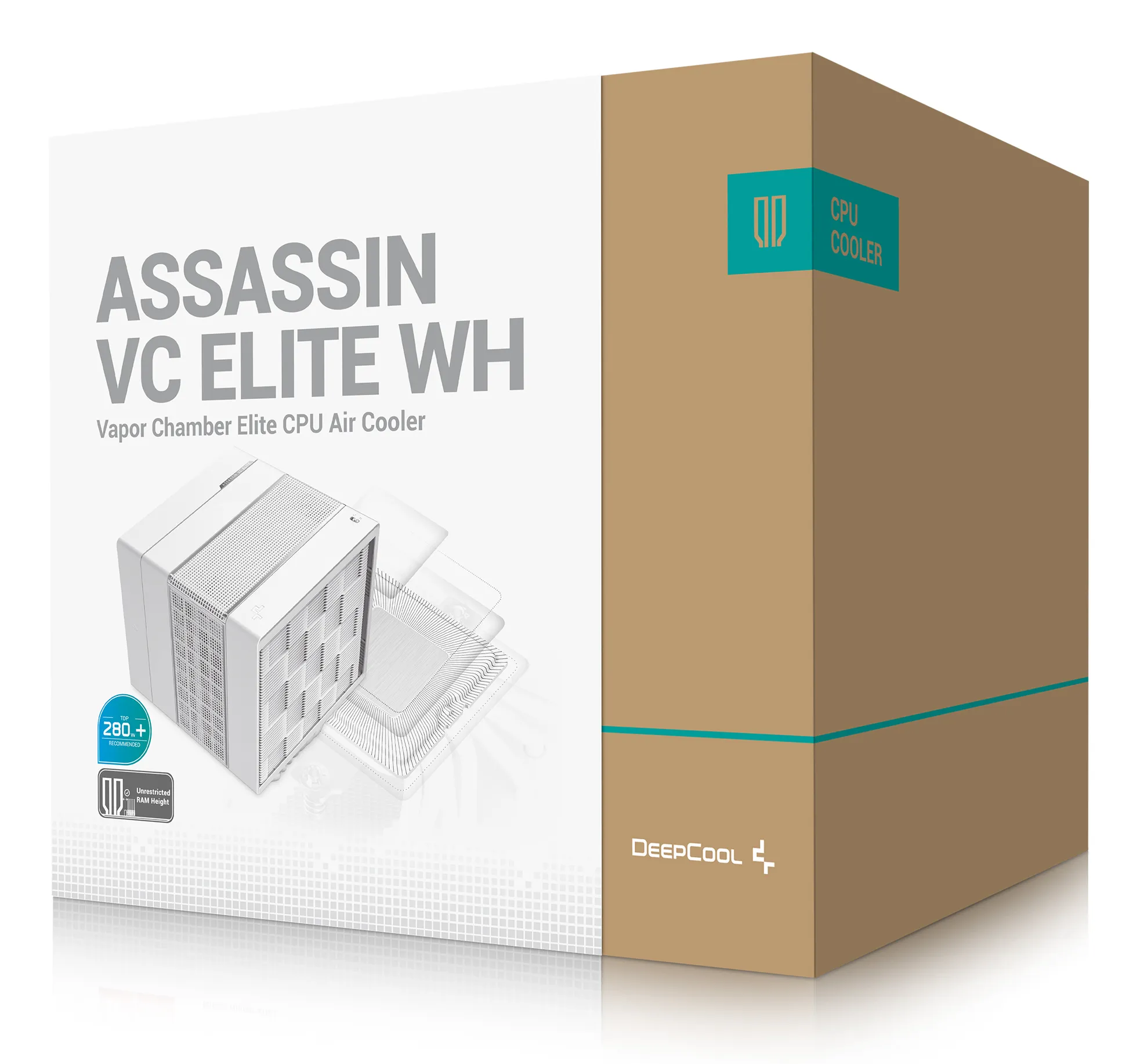 DeepCool ASSASSIN VC Elite -prosessorijäähdytin, Valkoinen