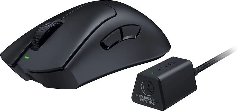 Razer DeathAdder V3 Pro + HyperPolling 8K Bundle - trådlös spelmus Razer DeathAdder V3 Pro + HyperPolling 8K Bundle - trådlös spelmus