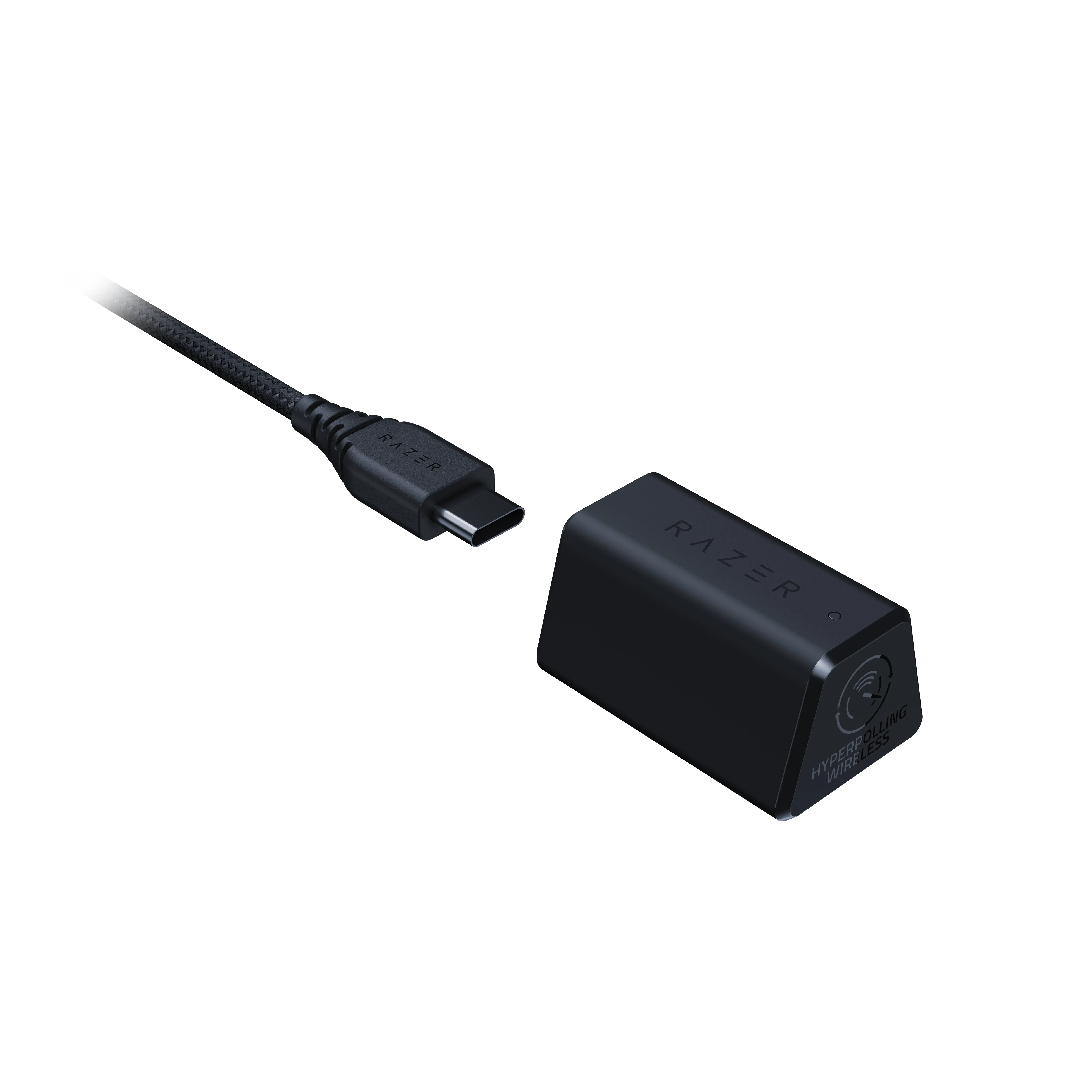 Razer DeathAdder V3 Pro + HyperPolling 8K Bundle Wireless Gaming Mouse, Black