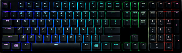 Cooler Master Masterkeys PRO L RGB - Cherry MX Red Backlit Mechanical Gaming Keyboard