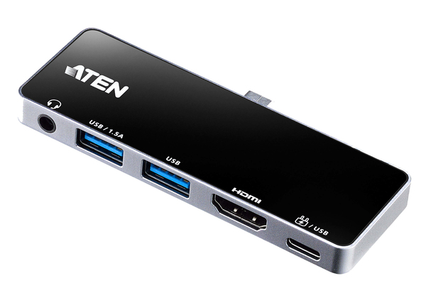 ATEN USB-C Travel Dock 5 in 1 with Power Pass Through PD92W