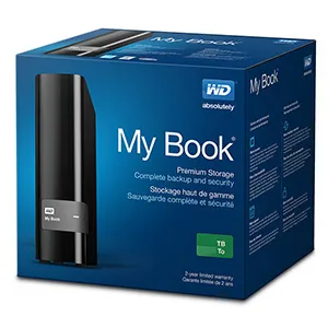 Western Digital My Book 8TB Desktop external HDD, Black