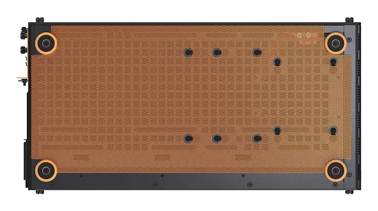 JONSBO Z20 Micro-ATX Case with window, Orange/Black