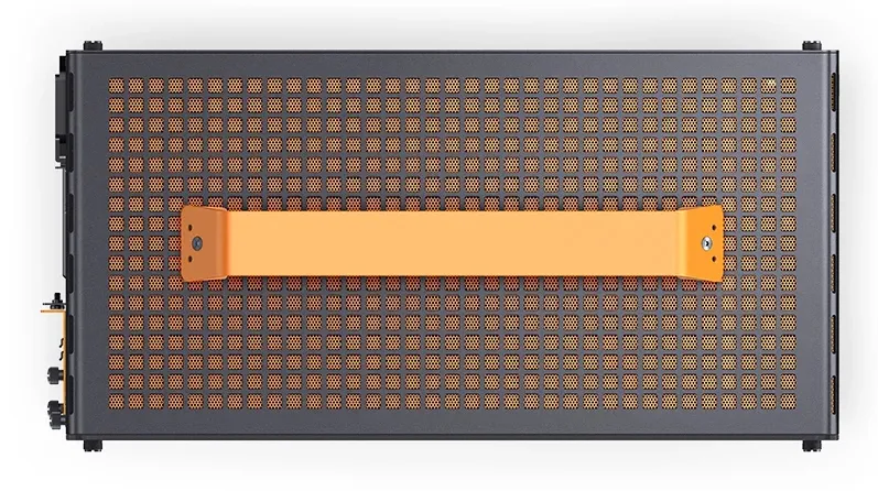 JONSBO Z20 Micro-ATX Case with window, Orange/Black