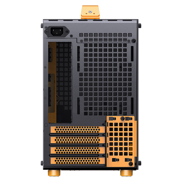 JONSBO Z20 Micro-ATX Case with window, Orange/Black