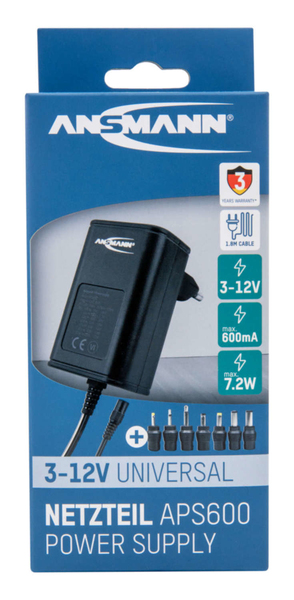 Aps 600 Power Supply Unit 7.2 W Black