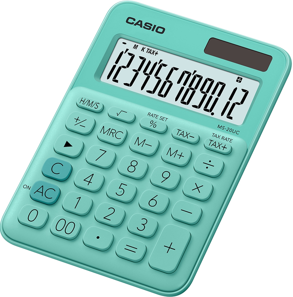 Casio calculator MS-20UC green